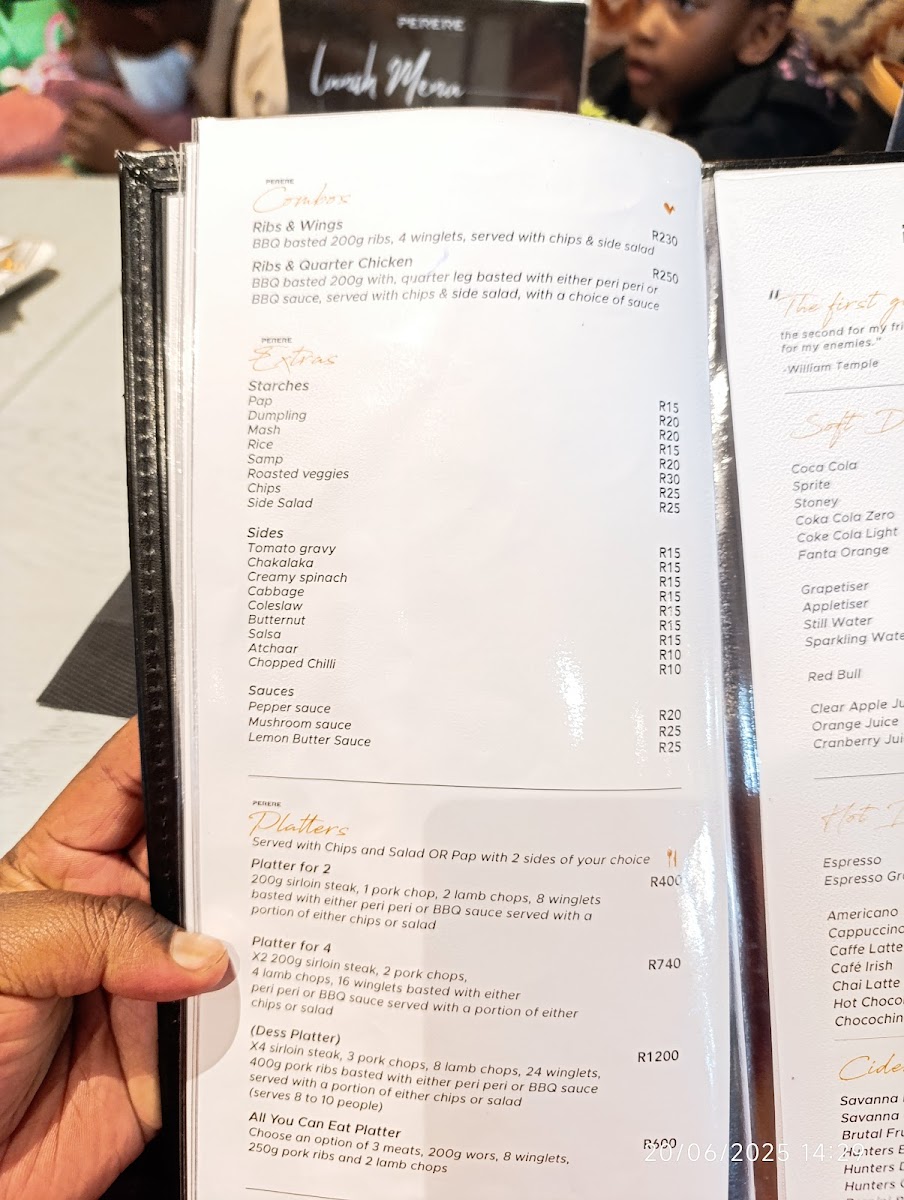 Menu Perere Polokwane-3
