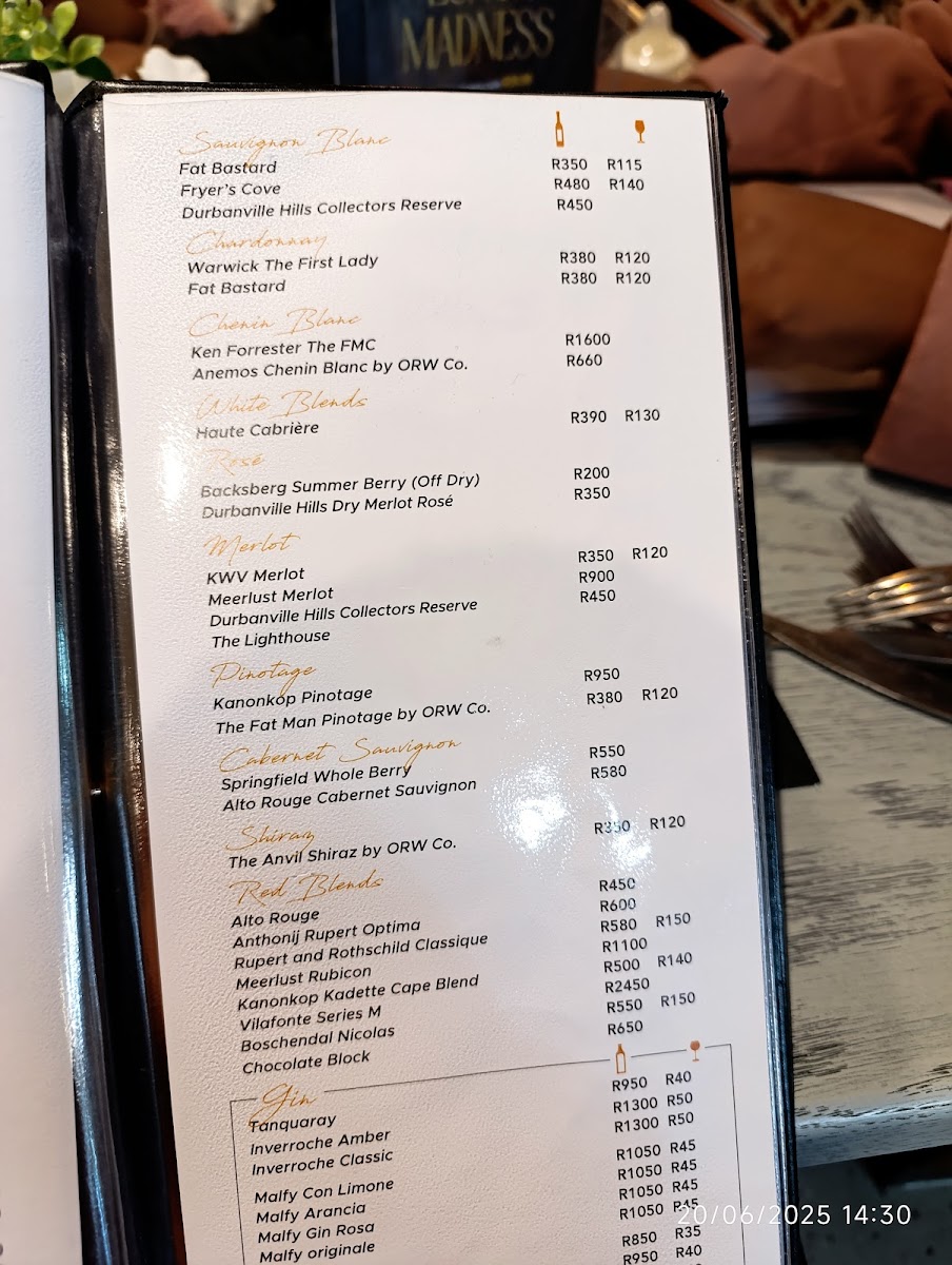 Menu Perere Polokwane-4